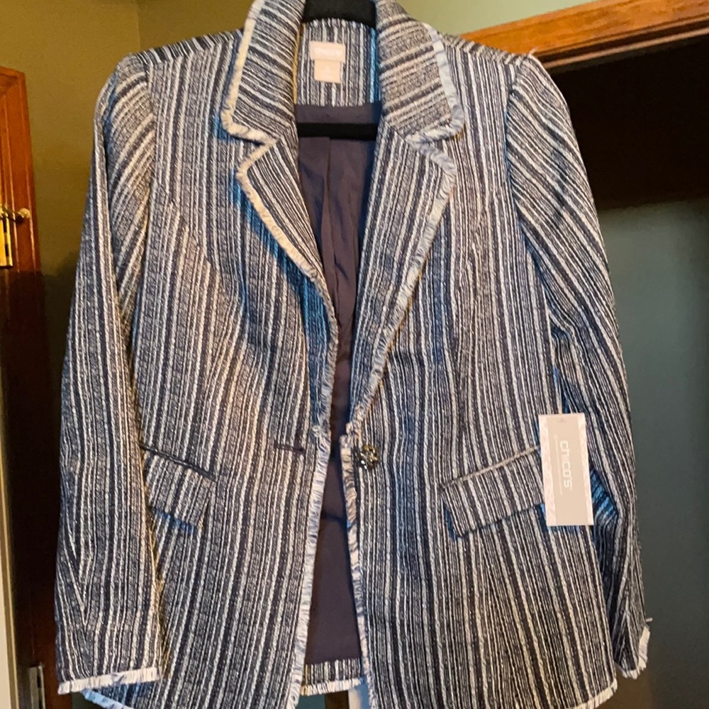 Chico’s tweed blazer